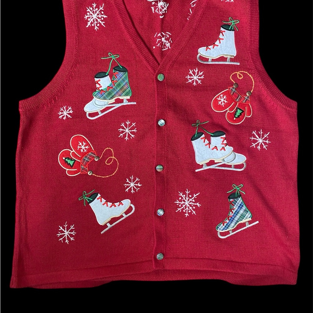 Vintage Christmas Sweater Vest! Size 2X